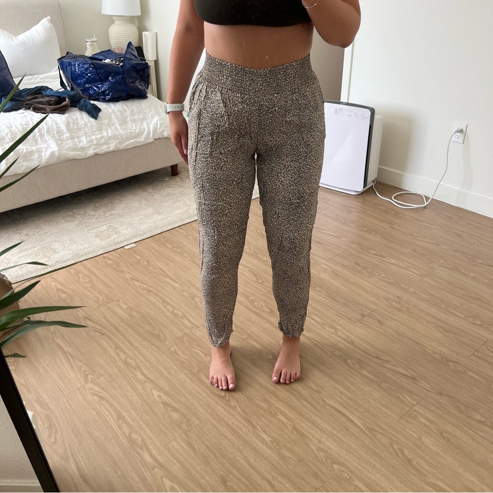 Blue Life | leopard cheetah print pants